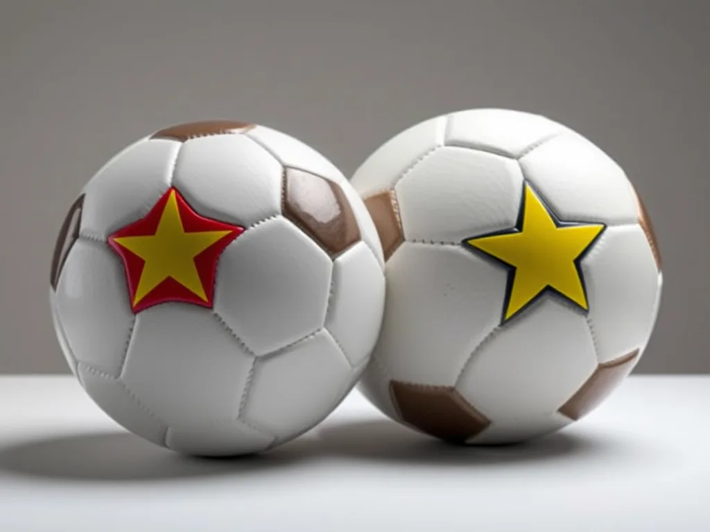 Bóng Zocker (thương hiệu Việt) và bóng quốc tế được đặt cạnh nhau, minh họa cho phần so sánh giá và hiệu năng trong bài review. Bóng Zocker (thương hiệu Việt) và bóng quốc tế được đặt cạnh nhau, minh họa cho phần so sánh giá và hiệu năng trong bài review.