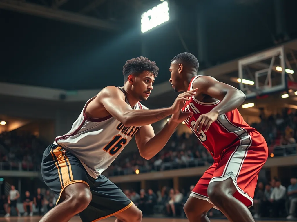 Cầu thủ bóng rổ phòng ngự ép đối thủ ra ngoài vùng kitchen trên sân thi đấu, thể hiện chiến thuật tận dụng luật để khiến đối phương phạm lỗi. Cầu thủ bóng rổ phòng ngự ép đối thủ ra ngoài vùng kitchen trên sân thi đấu, thể hiện chiến thuật tận dụng luật để khiến đối phương phạm lỗi.