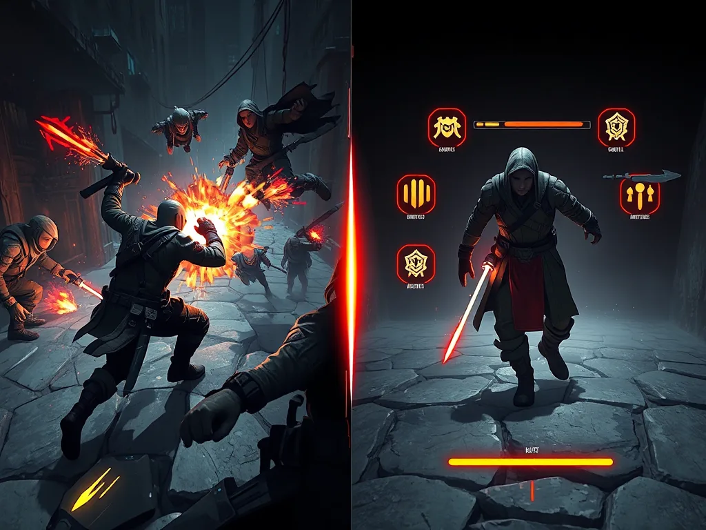 Hình ảnh so sánh hai tình huống trong game: người chơi mắc sai lầm bị tấn công (trái) và thực hiện đúng bí kíp cú Reset để chuyển bại thành thắng (phải) với các kỹ năng được hồi lại. Hình ảnh so sánh hai tình huống trong game: người chơi mắc sai lầm bị tấn công (trái) và thực hiện đúng bí kíp cú Reset để chuyển bại thành thắng (phải) với các kỹ năng được hồi lại.